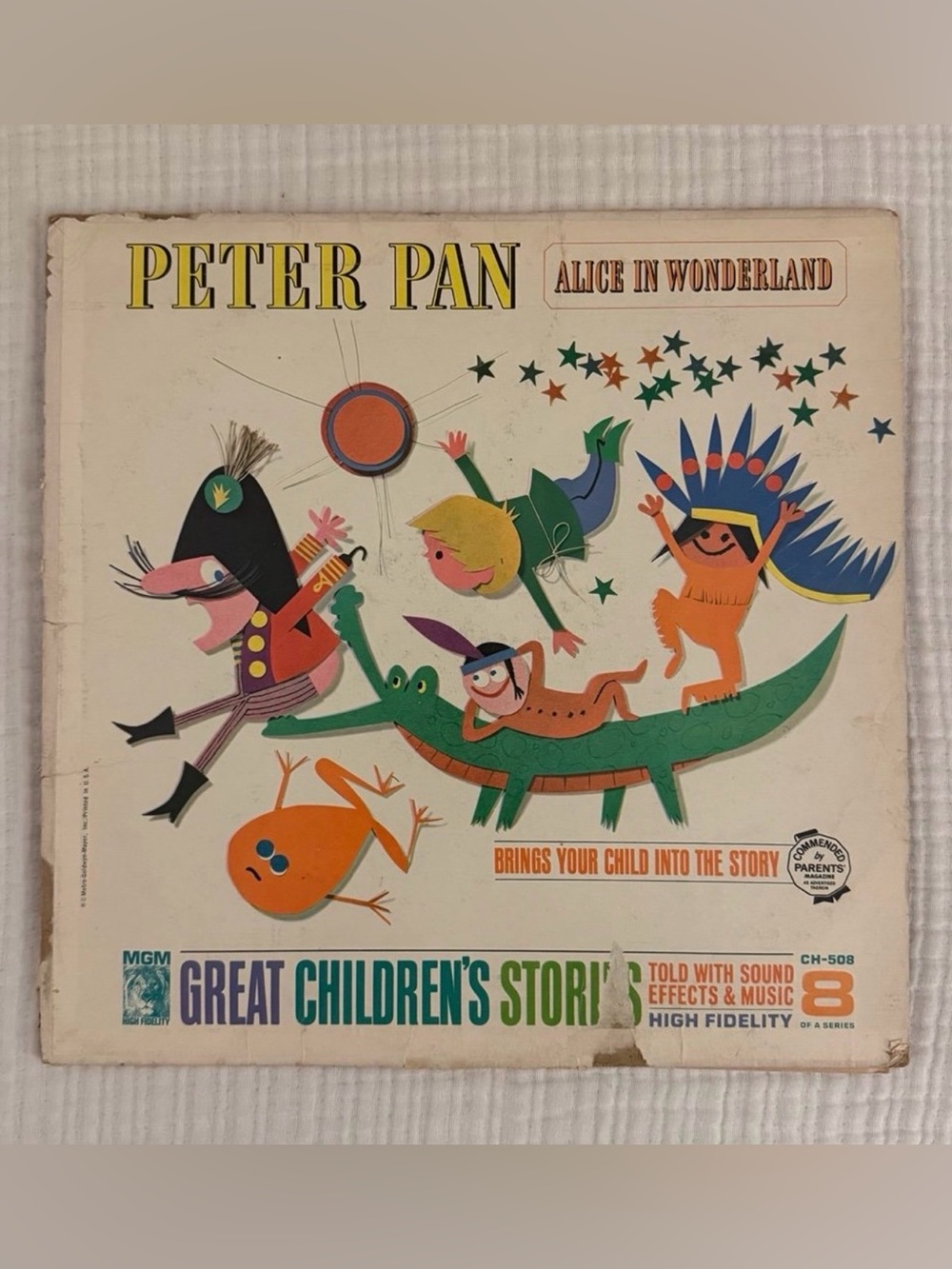 Peter Pan/Alice in Wonderland MGM Record